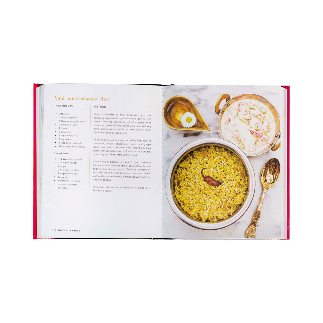 'Made with Prema' Cookbook